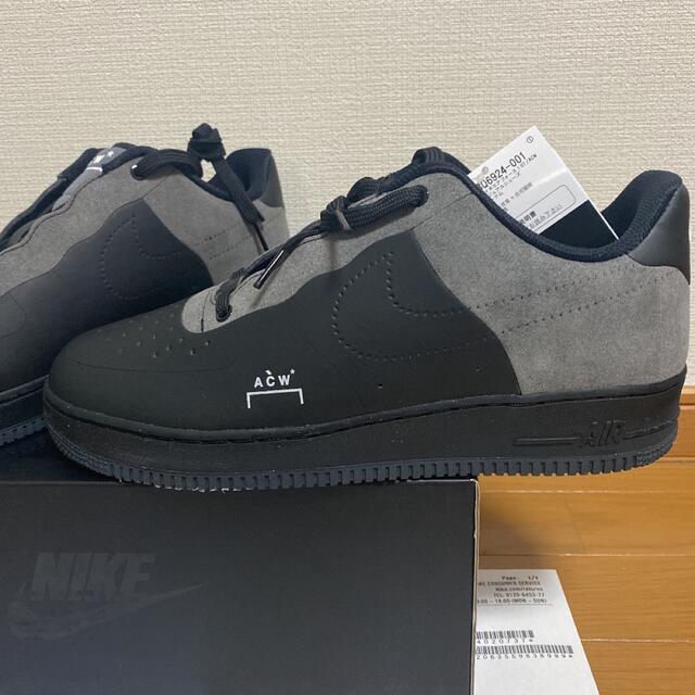 希少 新品 ナイキ エアフォース1 ロー ア コールド ウォール ブラック