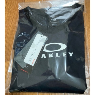 オークリー(Oakley)の【新品】 オークリー プルオーバーシャツFOA402410 黒 L (Tシャツ/カットソー(半袖/袖なし))