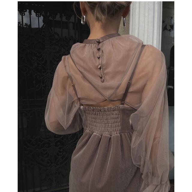 Ameri VINTAGE(アメリヴィンテージ)のAmeri VINTAGE♡MANY WAY TULLE VEIL DRESS レディースのフォーマル/ドレス(ロングドレス)の商品写真