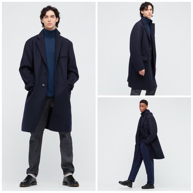 UNIQLO - 【新品】+J ウールブレンド チェスターコート UNIQLO - 【新品】+J ウールブレンド チェスターコート