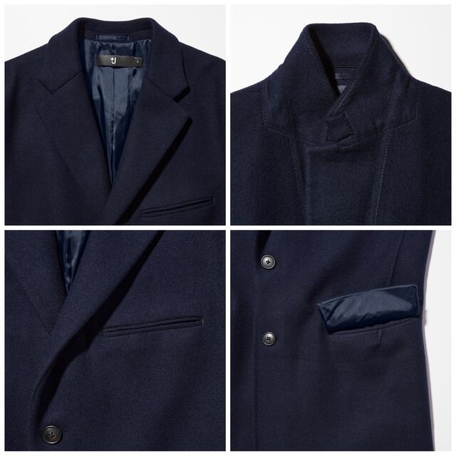 UNIQLO - 【新品】+J ウールブレンド チェスターコート UNIQLO - 【新品】+J ウールブレンド チェスターコート
