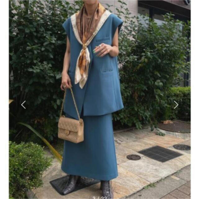 Ameri vintage OTONA WRAPVEST SETUP DRESS