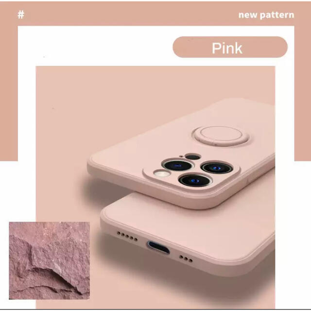 新品・未使用 iphone13pro スマホケース ストラップ リング付 ピンクの通販 by 9/8〜12発送休止⭐︎mk｜ラクマ