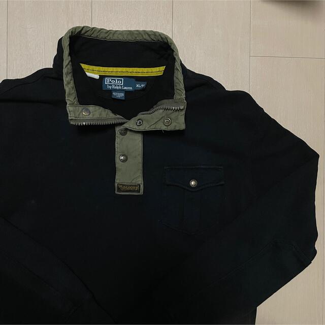 新作人気 POLO RALPH LAUREN - vintage polo ralph lauren snap sweat スウェット