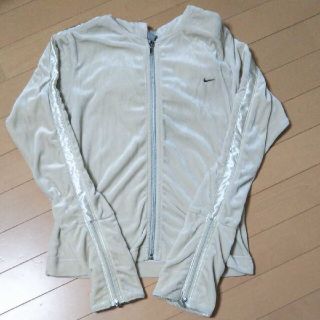 ナイキ(NIKE)のNIKE ナイキ パーカー S ベージュ ベロア コーデュロイ ジャケット 長袖(パーカー)