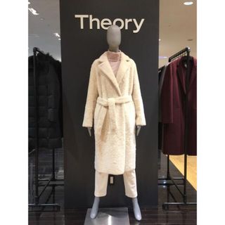 セオリー(theory)の美品　 Theory リバーシブルムートンコート　　定価３６万(ムートンコート)