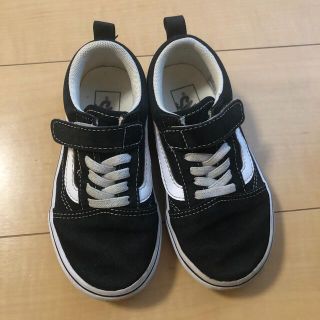 ヴァンズ(VANS)のヴァンズ オールド スクール ブラック VANS キッズ　17㎝(スニーカー)