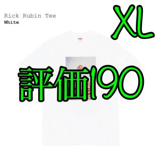 シュプリーム(Supreme)のRick Rubin Tee XL 白 White(Tシャツ/カットソー(半袖/袖なし))