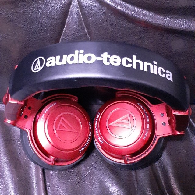 audio-technica Dj ヘッドフォン　モニター用　赤ATH-PRO