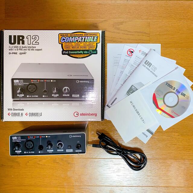 【steinberg UR12】オーディオインターフェース