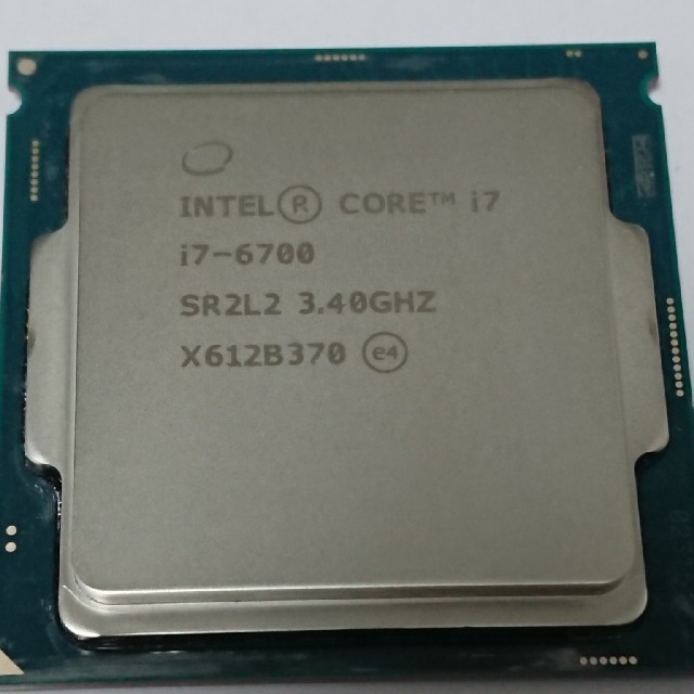 Intel Core i7-6700 3.40GHz 【動作確認済み】