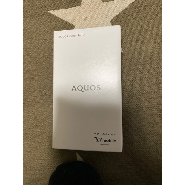 AQUOS(アクオス)のAQUOS sense4 basic Ymobile版　SIMフリー スマホ/家電/カメラのスマートフォン/携帯電話(スマートフォン本体)の商品写真