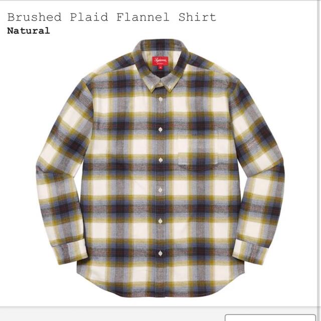 完璧 Supreme - M Shirt Flannel Plaid Brushed Supreme シャツ