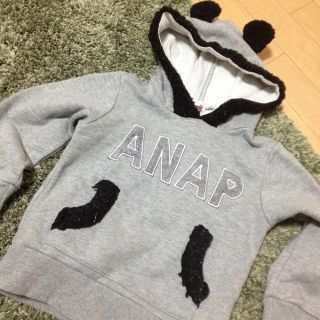 アナップキッズ(ANAP Kids)のANAP kids♡クマ耳パーカー(パーカー)