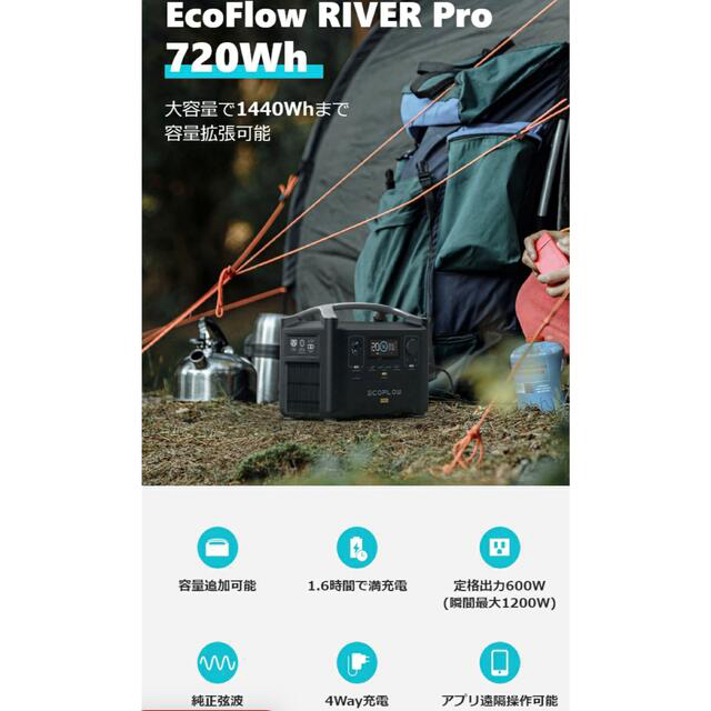 EcoFlow　RIVER 600 Pro②