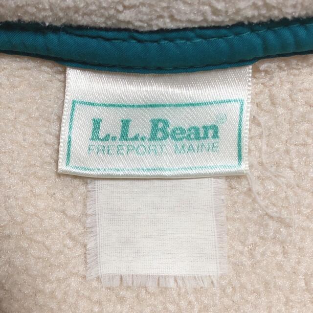 L.L.Bean(エルエルビーン)の【80s】 L.L.Bean エルエルビーン フリース スナップT アイボリー メンズのジャケット/アウター(ブルゾン)の商品写真