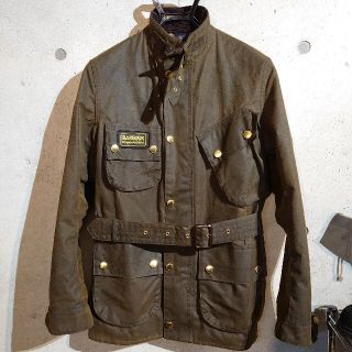 バーブァー(Barbour)の【kunihiko様】 バブアー インターナショナル SL オリーブ 36(ライダースジャケット)