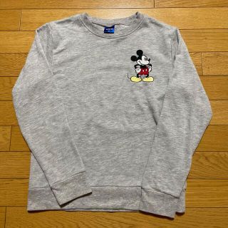 ディズニー(Disney)のDisney ミッキー刺繍トレーナー 160(トレーナー/スウェット)