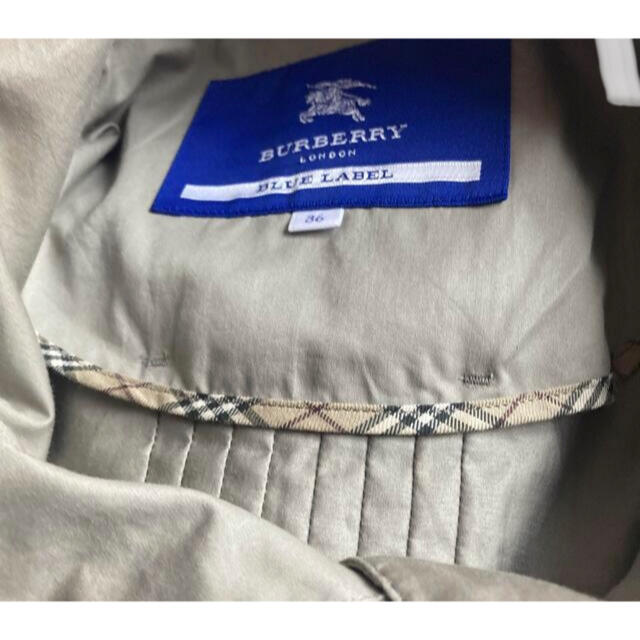 BURBERRY BLUE LABEL(バーバリーブルーレーベル)のバーバリーブルーレーベル　スプリングコート レディースのジャケット/アウター(スプリングコート)の商品写真