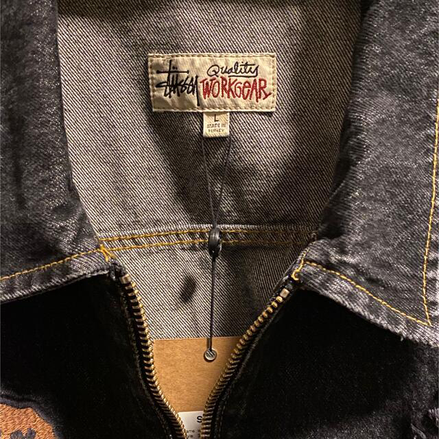 STUSSY - stussy × NOMA DENIM ZIP WORK jacket Lの通販 by STUSSY - stussy × NOMA DENIM ZIP WORK jacket Lの通販 by