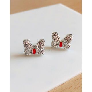 リボン　ピアス(ピアス)