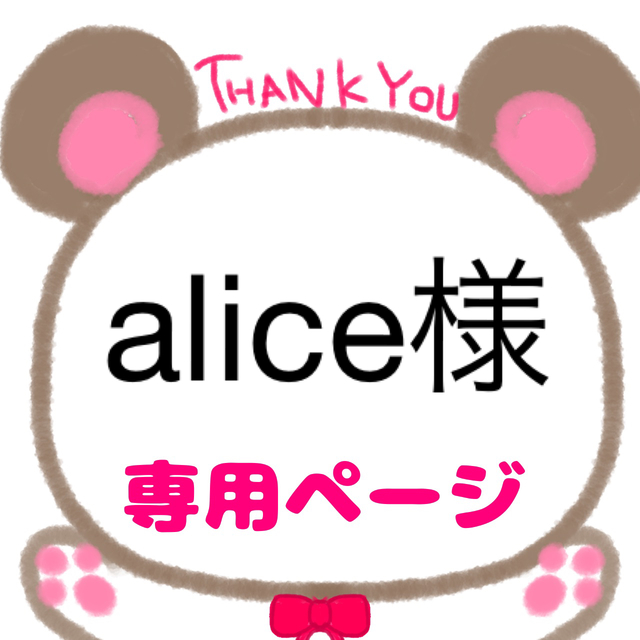 alice様専用ページ❤ありがとうございます❤のサムネイル