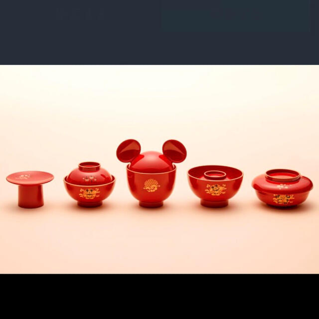 Disney(ディズニー)のディズニー♡お食い初め　食器　ベビー　生後100日　ミッキー キッズ/ベビー/マタニティのメモリアル/セレモニー用品(お食い初め用品)の商品写真