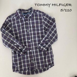 トミーヒルフィガー(TOMMY HILFIGER)のTOMMY HILFIGER サイズ5 /110チェック柄シャツ(Tシャツ/カットソー)