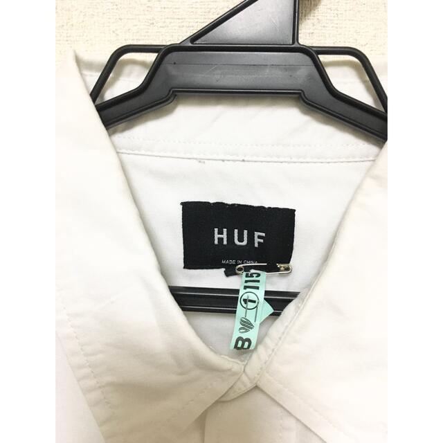 HUF(ハフ)の【クリーニング済】HUF 白シャツ メンズのトップス(シャツ)の商品写真