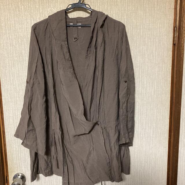 値下げ婦人用薄手七分袖パーカージャケット3L  レディースのジャケット/アウター(その他)の商品写真