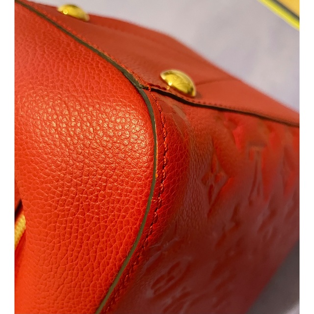 LOUIS VUITTON モノグラム・アンプラント レッド系 ショルダーバッグ 8
