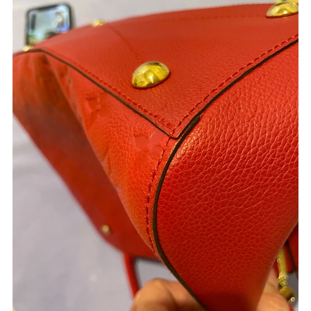 LOUIS VUITTON モノグラム・アンプラント レッド系 ショルダーバッグ 9