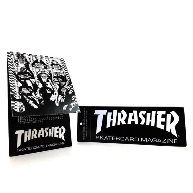 THRASHER(スラッシャー)の【THRASHER】サコッシュショルダー［BK/BK(クリアロゴ)］ メンズのバッグ(ショルダーバッグ)の商品写真