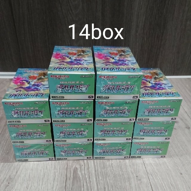 2022年春の ポケモンカード 14box バトルリージョン Box/デッキ/パック