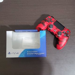 ソニー(SONY)の純正DUALSHOCK4 ﾚｯﾄﾞｶﾓﾌﾗｰｼﾞｭ PS4(その他)