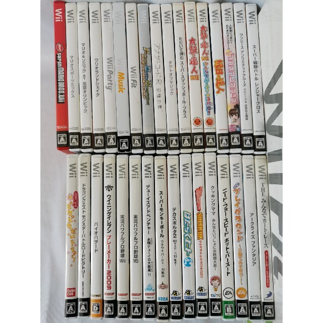 Wii(ウィー)のWii お好きなソフトを選んで2本で980円セット エンタメ/ホビーのゲームソフト/ゲーム機本体(家庭用ゲームソフト)の商品写真