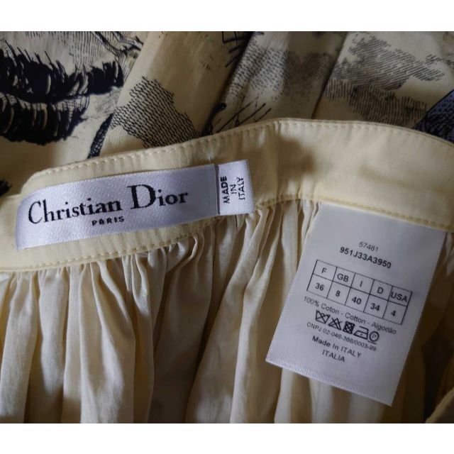 Christian Dior 2020 トロピカル トワルドゥジュイ スカート Christian Dior 2020 トロピカル トワルドゥジュイ スカート