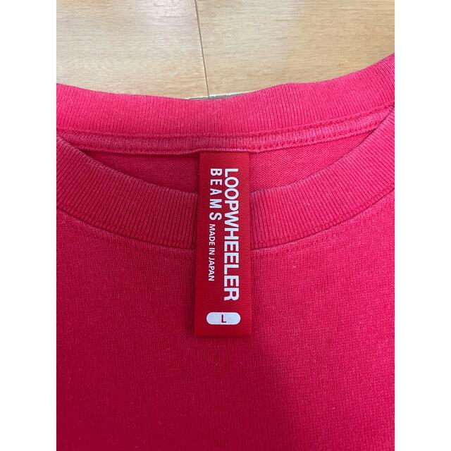 BEAMS(ビームス)のNIPPON RED LOOPWHEELER × BEAMS JAPAN TEE メンズのトップス(Tシャツ/カットソー(半袖/袖なし))の商品写真