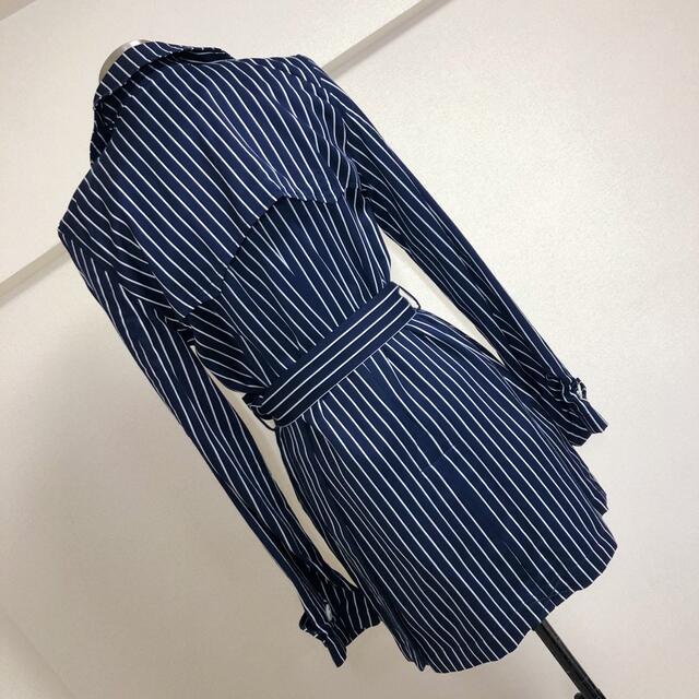 Ralph Lauren - ローレンラルフローレン(S)ストライプのトレンチ