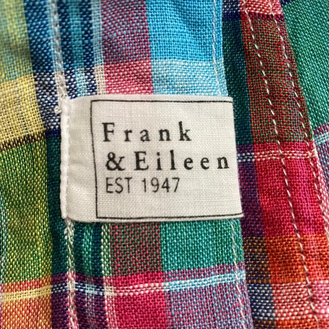 Frank&Eileen BARRY マドラスチェック柄 スキッパーシャツ 7