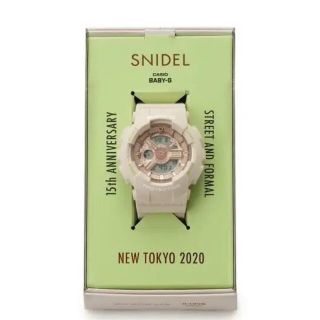 スナイデル(SNIDEL)の限定品　SNIDEL × BABY-G  新品未使用 (腕時計)