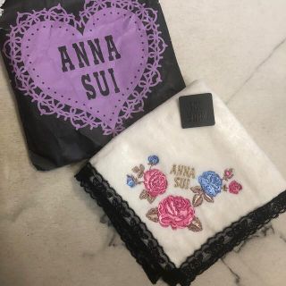 アナスイ(ANNA SUI)の【新品未使用タグ付き】ANNA SUI アナスイ ハンカチ タオルハンカチ(ハンカチ)