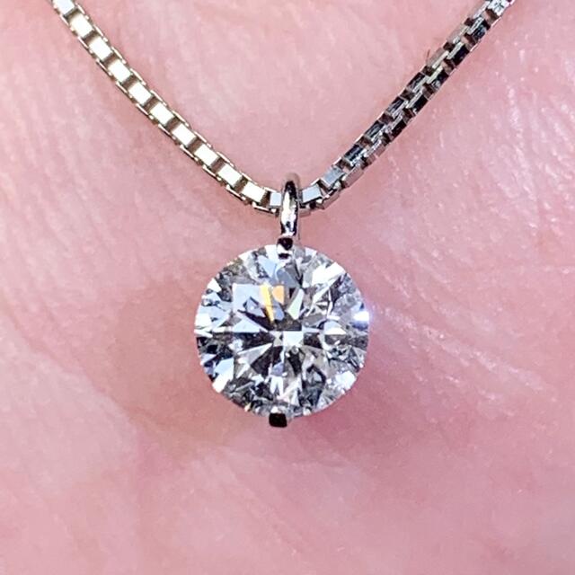 ダイヤモンド0.364ct プラチナ 一粒ダイヤ　ダイヤモンドネックレス