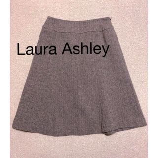 ローラアシュレイ(LAURA ASHLEY)のローラアシュレイ　日本製　ウールフレアスカート 7号(ひざ丈スカート)