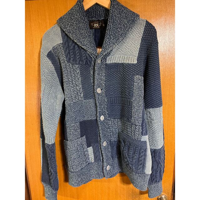 RRL - RRL 限定コレクション インディゴ パッチワーク カーディガン S