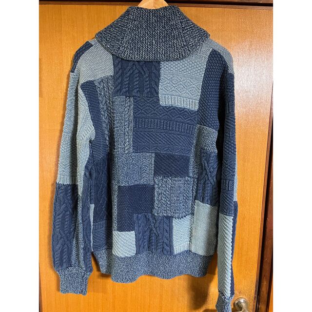 RRL - RRL 限定コレクション インディゴ パッチワーク カーディガン S