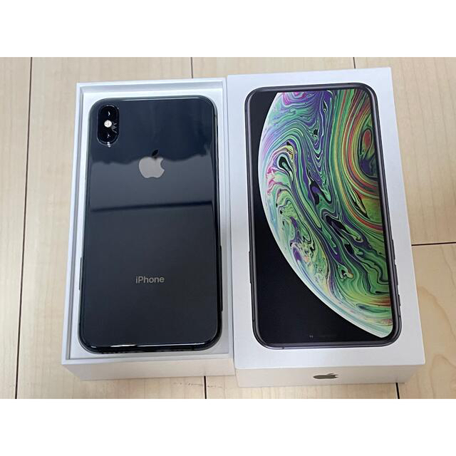 iPhone XS 64GB スペースグレー SIMフリー 小物などお買い得な福袋 www ...