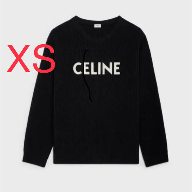 【XS】Celine hommeセリーヌウールアンゴラセーター新品未使用黒