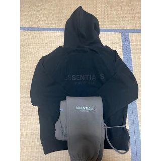 フィアオブゴッド(FEAR OF GOD)のessentials スウェットパンツMサイズ，パーカーMサイズセット　冬物処分(その他)