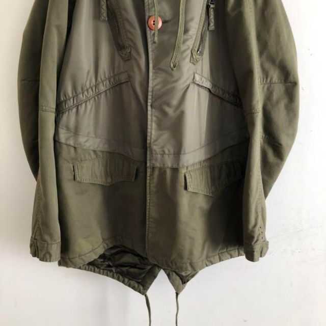 得価100%新品 MAHARISHI - Maharishiマハリシ 切り替えモッズコート